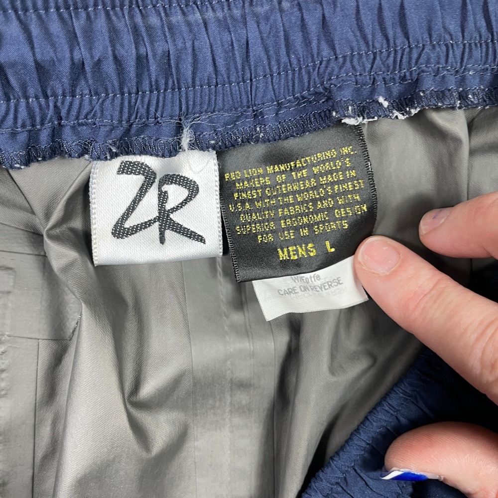 Zero Restriction Gore-Tex Rain Pants Mens Large Blue Waterproof Golf Made in USA - Picture 7 of 14